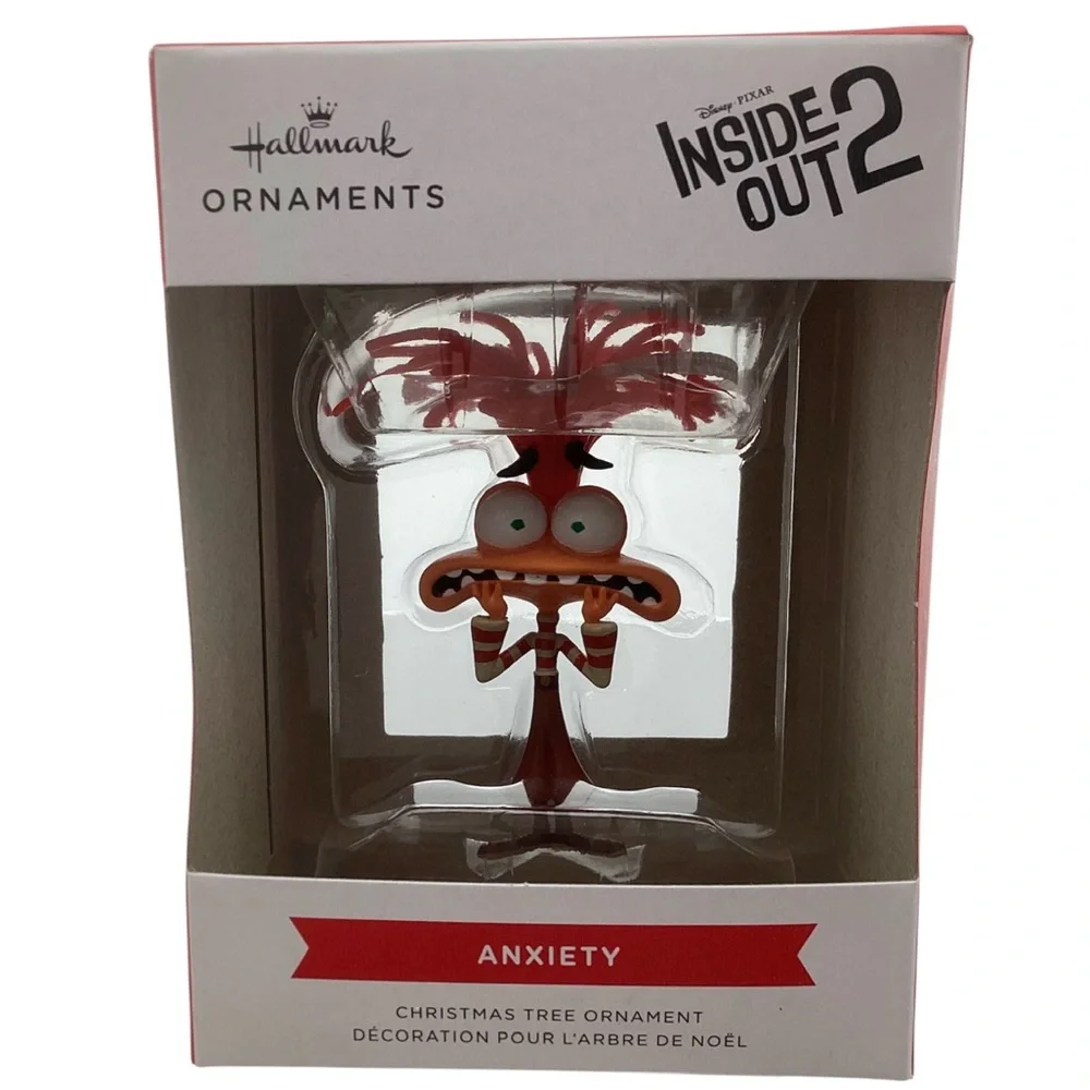 Hallmark Disney/Pixar Inside/Out 2  “Anxiety” Christmas Ornament (NWT)